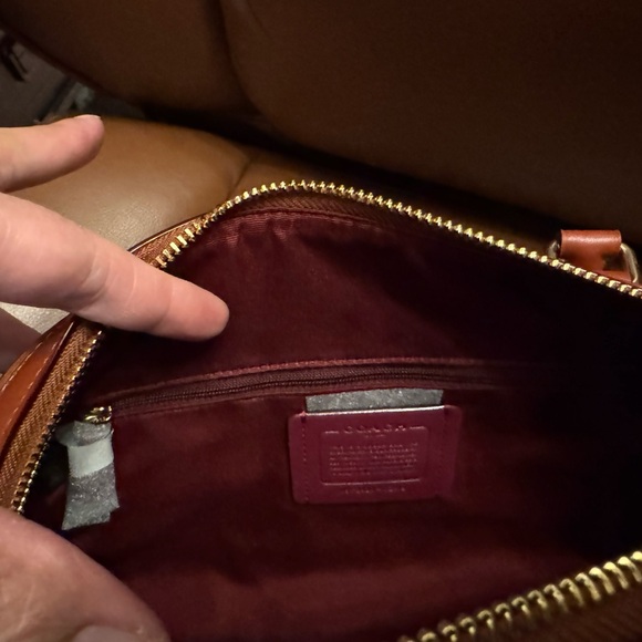 Coach Rowan Satchel Bag in Signature Canvas With Sticker Print NWT - Picture 9 of 10